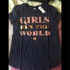 Short sleeve girls tee shirt